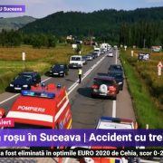 Accident cu doua microbuze și un autoturism, 7 victime duse la spital