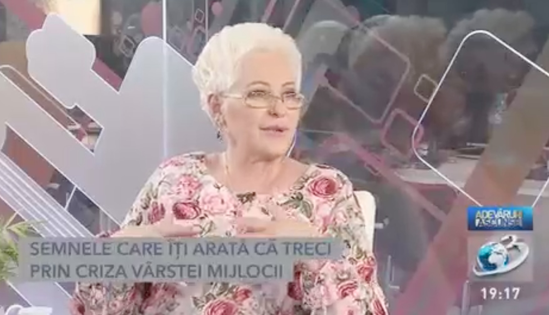 Lidia Fecioru a vorbit la „Adevăruri ascunse”, de la Antena 3, despre criza vârstei mijlocii la femei