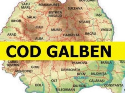 Cod galben în România. 17 județe sunt vizate
