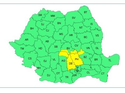 Cod Galben de ploi și ninsori. Ce județe sunt vizate? Cum va fi vremea astăzi