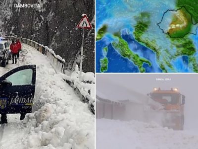 Avertizare meteo de fenomene severe. ANM anunță ninsori abundente, ploaie înghețată și polei