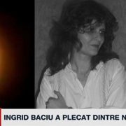 S-a stins Ingrid Baciu, doliu la B1TV. Mesajul transmis de Alina Bădic „Ne-a decorat sufletul cu toată cunoașterea și toate informațiile dânsei. Îți mulțumim, Ingrid, foarte mult!”