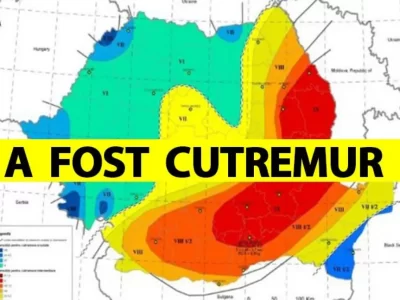 Un cutremur cu magnitudine medie s-a produs în România de 1 martie