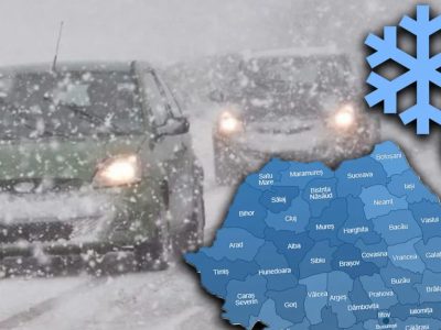 ANM a schimbat prognoza meteo din temelii, începe să ningă. Pregăți-vă pentru a doua iarnă