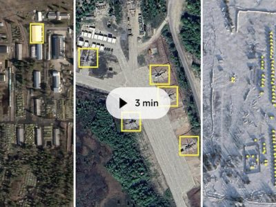 Ultima oră. Imaginile din satelit arată că rușii masează trupe militare și avioane la granița cu Finlanda