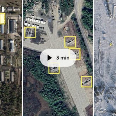Ultima oră. Imaginile din satelit arată că rușii masează trupe militare și avioane la granița cu Finlanda