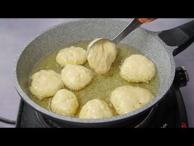 Rețeta bunicii de gogoși cu lingura! Sunt atât de delicioase încât și se topesc în gură