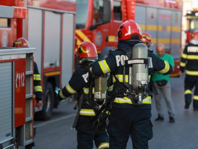 Explozie puternică la Galați. Pompierii au găsit o persoană decedată