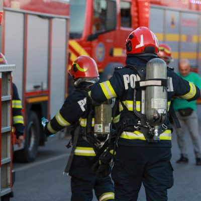 Explozie puternică la Galați. Pompierii au găsit o persoană decedată