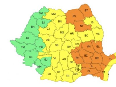 Romica Jurcă anunță vreme severă imediată. E vizată de cod galben și portocaliu jumătate din țară