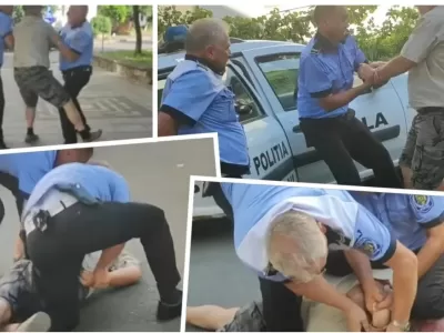 Scene halucinante în plină stradă. Incredibil ce i-au făcut polițiștii unui bătrân cardiac. Ce s-a întâmplat cu bărbatul