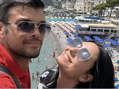 Marius Elisei și iubita lui, Gabriela, s-au împăcat! Primele imagini cu cei doi din vacanță, după ce au revenit la sentimente mai bune