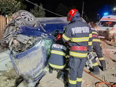 Accident cumplit la Brăila. Sunt persoane decedate și rănite în urma unei coliziuni grave