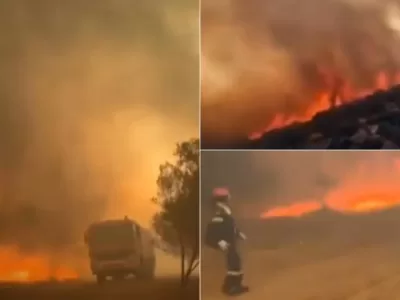 Incendii devastatoare în două țări frecventate de români. Mii de oameni au fost evacuați din calea flăcărilor