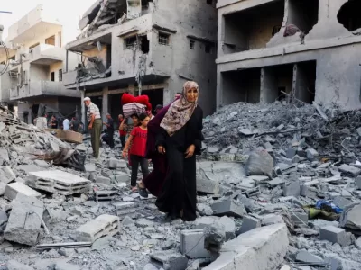 Gaza arde după ce Israel a lansat un atac terestru