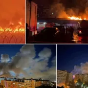 Rămâneți în case, închideți ușile și ferestrele! Pericolul este iminent! FUMUL a cuprins totul în jur