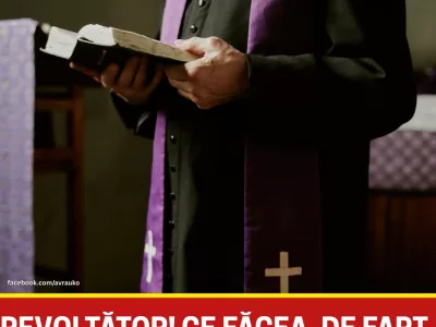 Gestul revoltător al unui preot. Comunitatea e în șoc. Ce făcea, de fapt, când nu slujea