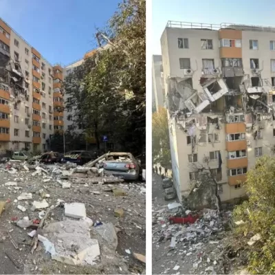 Catastrofă în Rahova. Inspectoratul de Stat în Construcții cere interzicerea accesului în zona blocului distrus de explozie. Risc de prăbușire!