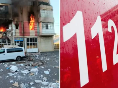 Un bloc plin cu oameni a explodat în România. Stare de alertă majoră la autorități