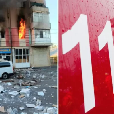 Un bloc plin cu oameni a explodat în România. Stare de alertă majoră la autorități