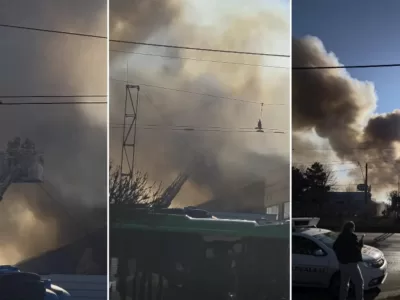 Incendiu fără precedent. Arde totul fără oprire. Peste 16 ecipaje intervin de urgență