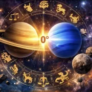 Saturn și Neptun se unesc la 0° schimbări uriașe pentru zodii
