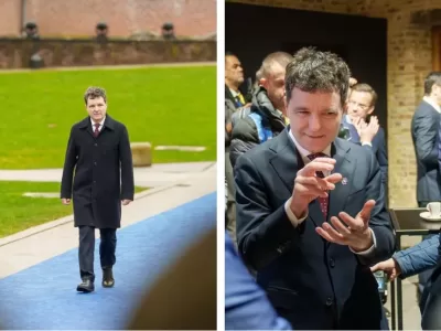 Apariția "de toți banii" a președintelui Nicușor Dan în Belgia. Ireal cu ce s-a încălțat și a....