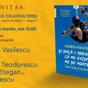 Scriitoarea Carmen Vasilescu își prezintă cartea la Gaudeamus Craiova