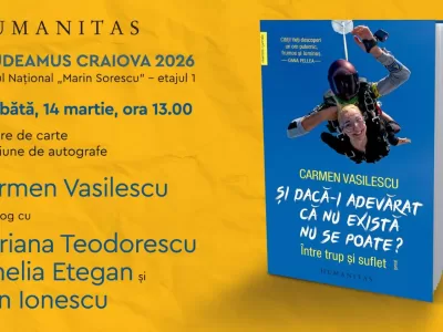 Scriitoarea Carmen Vasilescu își prezintă cartea la Gaudeamus Craiova