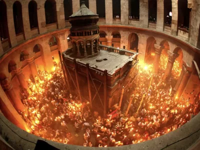 Din păcate este vorba de Sfântul Mormânt