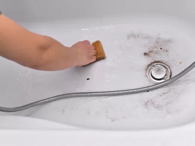 Cum să albești cada rapid, fără clor sau înălbitor. Trucul secret folosit în hoteluri