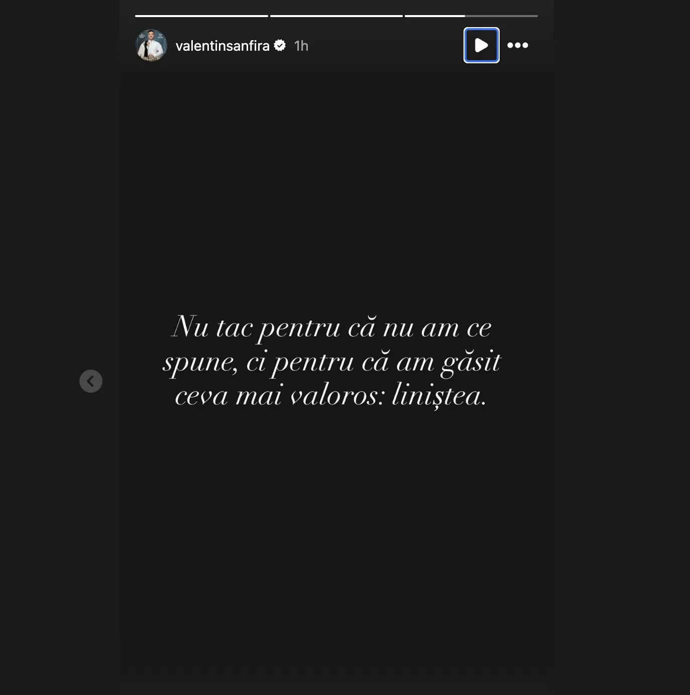 Valentin Sanfira îi dă replica Codruței Filip