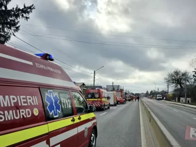 Elicopterul SMURD intervine de urgență