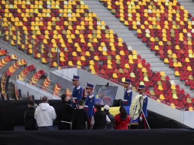 Ce a apărut pe Arena Națională imediat după ce sicriul lui Mircea Lucescu a fost depus. Minunea din săptămâna patimilor