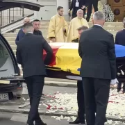 Ce a putut să apară la înmormântarea lui Lucescu. Acesta sigur a fost Dumnezeu, Minune Mare