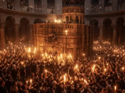 Ce înseamnă dacă se stinge lumina Sfântă în drum spre casă de la biserică