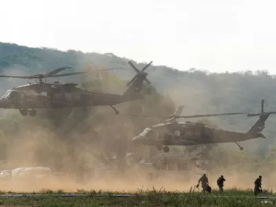 Ultima oră! Mai multe elicoptere de atac au ajuns la Baza Mihail Kogălniceanu