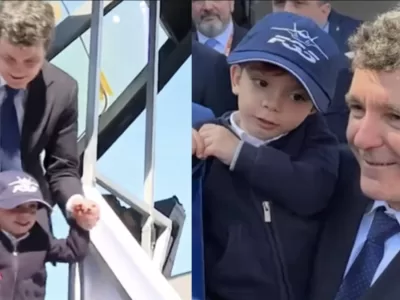 Momentul care a captat toată atenția cu băiețelul lui Nicușor Dan la expoziția de armament! Chiar în fața publicului micuțul a...