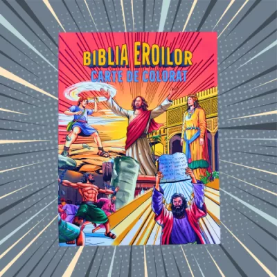 Biblia de colorat: activitatea fără ecrane care le arată copiilor curajul și credința